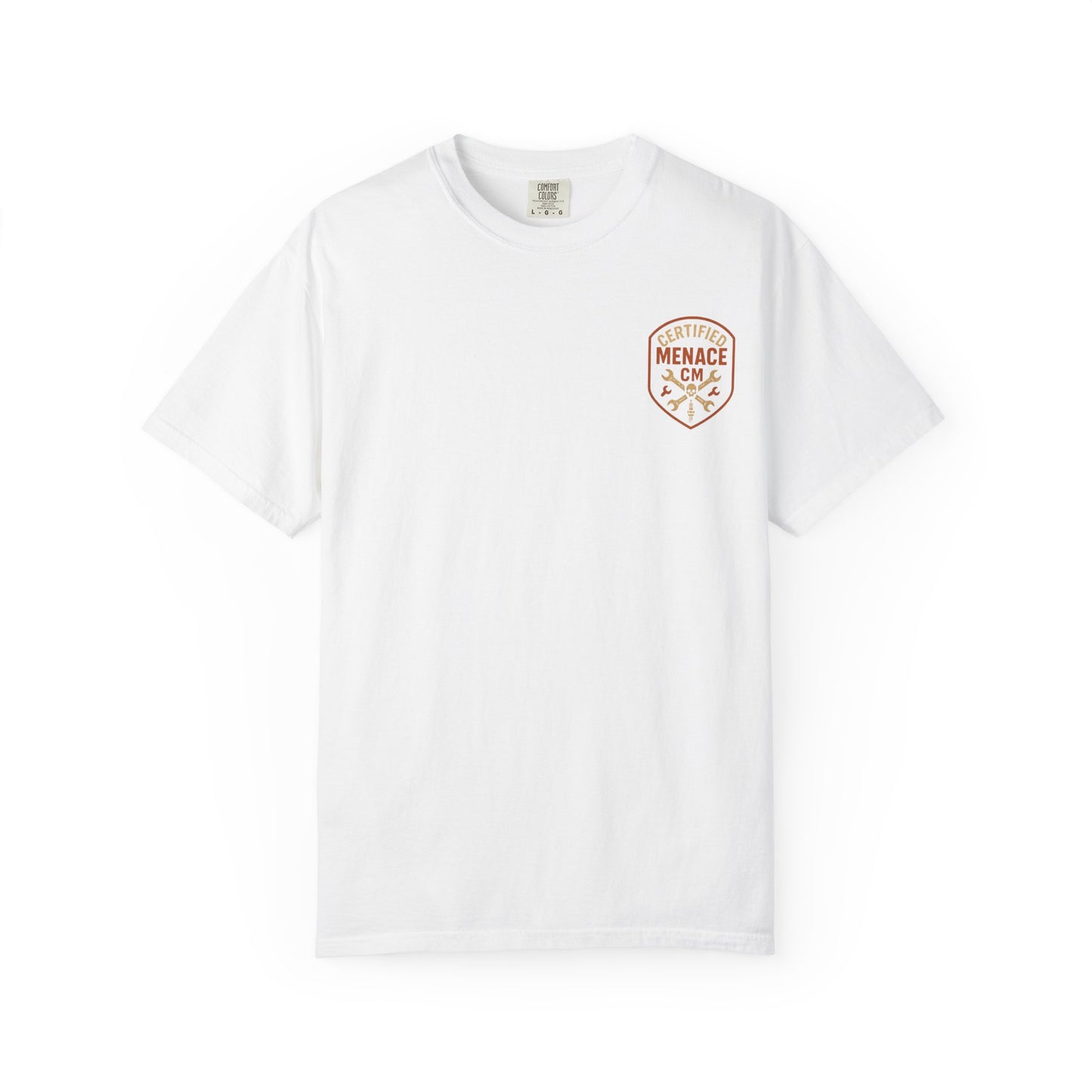 Unisex Graphic T-Shirt for Bold Souls, Certified Menace Tee, Unique Graphic Apparel, Gift for Rebels, Casual Wear Statement