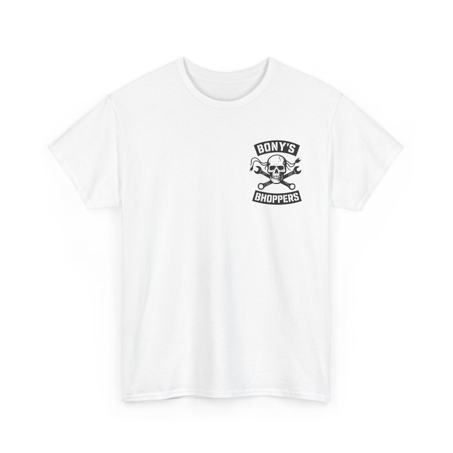 Skull & Tools Graphic Tee for DIY Lovers, Unisex Heavy Cotton Shirt, Skull T-shirt, Unique Gift for Mechanics, Birthday, Men’s Fashion